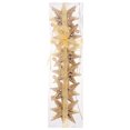 thumbnail image 1 of 6 Pcs Christmas Decorations Exquisite Eight-pointed Star Pendants Decorations (Golden), 1 of 8