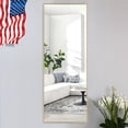 thumbnail image 1 of NeuType Full Length Floor Mirror Rectangular Gold 59"x16", 1 of 7