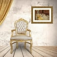 thumbnail image 3 of Jan Ciągliński 24x19 Gold Ornate Framed and Double Matted Museum Art Print Titled - Benares. Holy Cow Flowers Fair. from the Journey to India (1907), 3 of 4