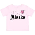 thumbnail image 3 of Inktastic Alaska Butterfly Girls Toddler T-Shirt, 3 of 5