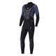 thumbnail image 3 of Traje de neopreno Cola para hombre de buceo surf natación cuerpo completo negro y gris, 3 of 8