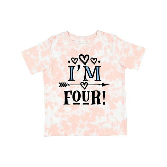 Inktastic 4th Birthday 4 Year Old Arrow Girls Toddler T-Shirt