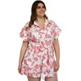 thumbnail image 2 of Jumper casual Tallas Extras, 5086 (Blanco flor rosa) blanco 40 L'ATISTE V-LAT-5086-BLANCO, 2 of 6
