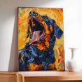 thumbnail image 4 of Hudo Funny Scream Anatolian Shepherd Dog Poster Wall Art Decor Anatolian Shepherd Dog Canvas Wall Art - Bathroom Wall Art - Womens Gifts, 4 of 5