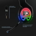 thumbnail image 2 of Philadelphia Flyers Logo Wireless Bluetooth Gaming Headphones & Stand, 2 of 2