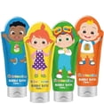 thumbnail image 2 of CoComelon Bubble Bath Gift Set for Kids – 4 Pack Character Tubes (75ml Each), 2 of 4