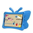 thumbnail image 7 of for Samsung Galaxy Tab A9 8.7" 2023 SM-X110 / SM-X115 Kids Girls Case with Kickstand Soft EVA Foam Lightweight Shockproof Handle Stand Cover for Samsung Galaxy Tab A9, Blue, 7 of 7