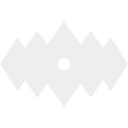 thumbnail image 4 of 20"W x 13 3/8"H x 2"ID x 6 1/4"C x 1"P Zoe Architectural Grade PVC Contemporary Ceiling Medallion, 4 of 11
