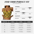 thumbnail image 4 of Rateoe Modern Truck Print Womens' Sports Bras Scoop Neck Sports Vest- Padded U Back Seamless High Impact Support, 4 of 7