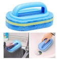 thumbnail image 5 of DOMELAY 3xMultifunctional Handle Sponge Eraser Cleaning Tile Dish Pot Brush Tool 3 Pcs, 5 of 8
