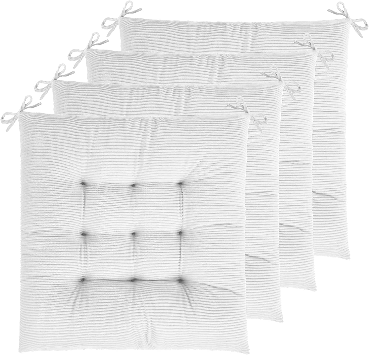 DabuLiu 4 Pack Chair Cushions for Dining Kitchen Chairs 18 Inches Seat