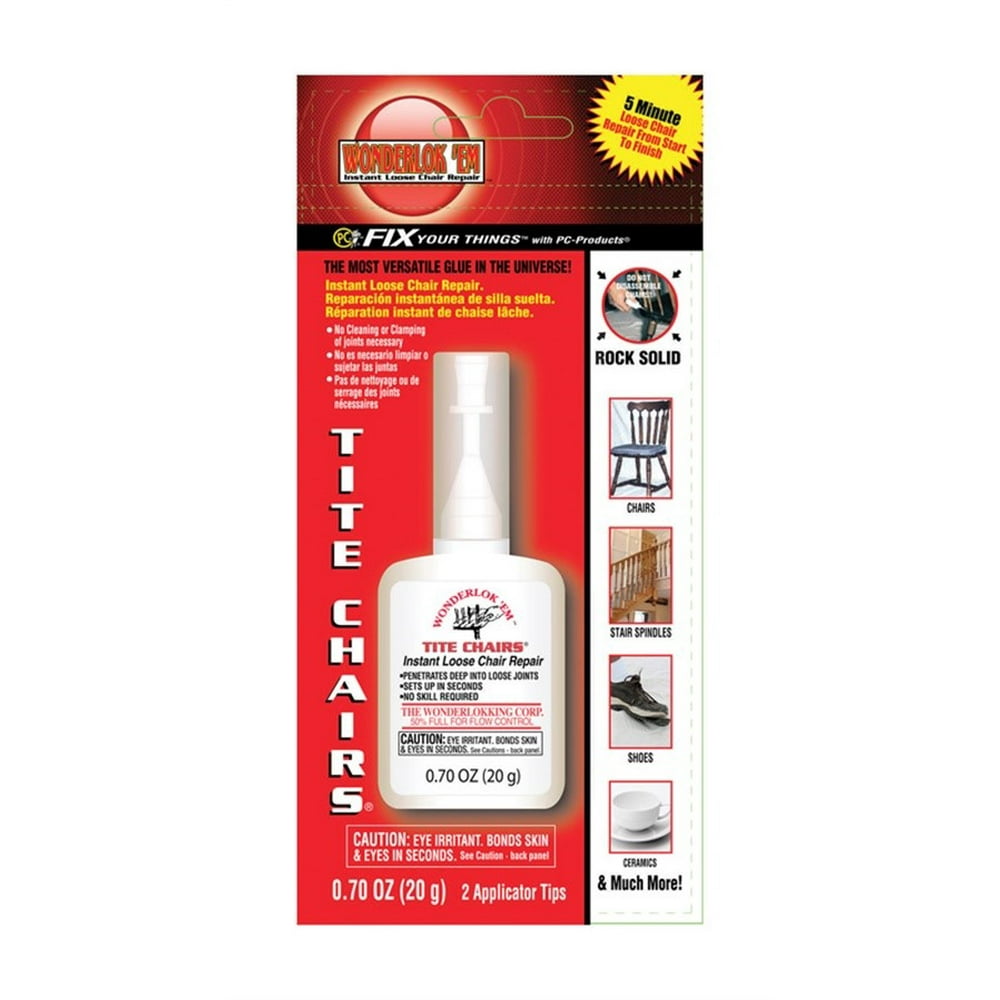Wonderlok 'Em Tite Chairs Super Strength Glue 0.7 oz.