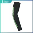 thumbnail image 1 of 2 Pcs Refroidissant Hommes Cyclisme Course Protection UV Manchon de Protection Manches de Bras Vélo Sport Séchage Rapide Manches Été Noir Vert m 1PCS, 1 of 6