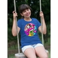 thumbnail image 2 of Hello, Comic Style Icons T-Shirt Juniors -Image by Shutterstock,  Small, 2 of 4