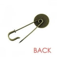 thumbnail image 3 of Baku Azerbaijan National Emblem Retro Metal Brooch Pin Clip Jewelry, 3 of 3