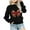 Black, variant on Zwiiyzr Kid's Christmas Sweatshirt Crewneck Pullover Sweater Long Sleeve Shirt Fall Clothes Printed Top T-Shirt for Boys and Girls Sweatshirts 1-12Y Blue