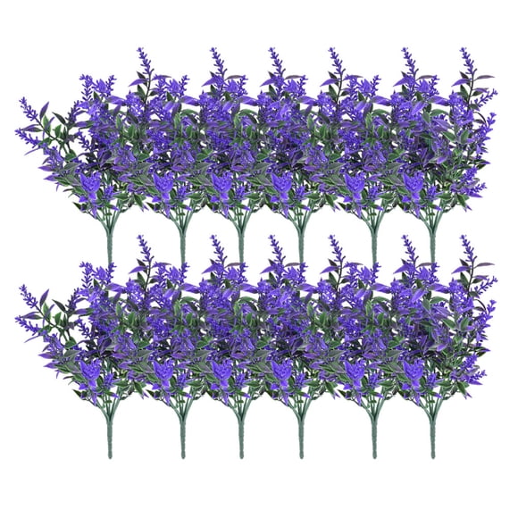 12 Pieces Artificial Flower Fake Plant Diy Photography Props Simulation Bridal Bouquet Plants Flowers Christmas Party Photography Props Blue Purple