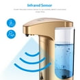 thumbnail image 4 of Soap Dispenser, AMIR Hand Soap Dispenser Waterproof Liquid Soap Dispenser Automatic Soap Dispenser for Kitchen Bathroom Toilet, 4 of 11