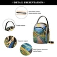 thumbnail image 4 of ALAZA Chain Crossbody Bags for Women Sunset Sunflower Shoulder Handbag Phone Purse, 4 of 5