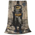 thumbnail image 2 of Manta de Batman, acogedora y cálida manta de franela para sala de estar, dormitorio, cama, sofá, coche, mantas de vellón para todas las estaciones, regalos para niños, adolescentes y adultos, 40 x 30, 2 of 8