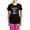With Pink Pant, variant on CafePress - LLAMADRAMA Women's Dark Pajamas - Women's Short Sleeve Print T-Shirt and Pants Dark Cotton Pajama Set