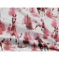thumbnail image 5 of oneOone Rayon Dark Peach Fabric Horse Diy Clothing Quilting Fabric Print Fabric By Yard 56 Inch Wide-L9, 5 of 5