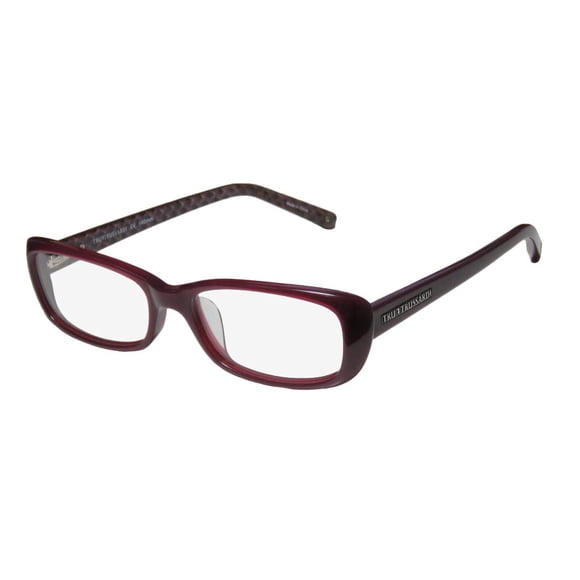 Trussardi 12703 For Ladies/Women Designer Full-Rim Shape Original Case Eyeglasses/Eyewear (51-16-140, Purple)