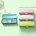 thumbnail image 3 of Mini Portable 7 Grids Pill Box Travel Medicine Organizer Container Wheat Sealed Tablets Storage Dispenser Box for Medicines (Pink), 3 of 7