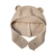thumbnail image 2 of Gorro de punto Yinane con orejas de oso Gris, 2 of 5