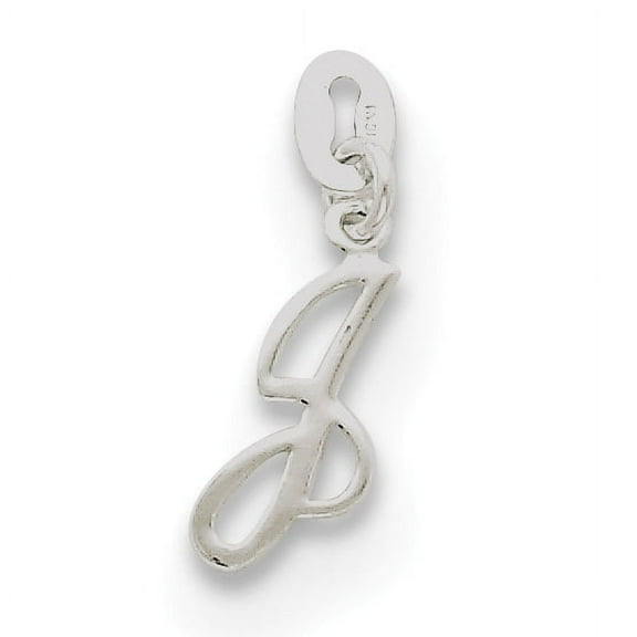 FJC Finejewelers Sterling Silver Initial J Pendant Necklace - Chain Included