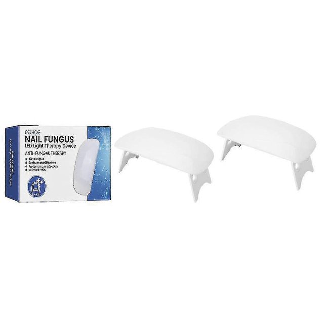 Instrumento de fototerapia LED para reparación de uñas, para manos y pies, color amarillo, suave, para engrosamiento de uñas, superficie lisa y lisa | 4388185830046,2 piezas