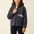 thumbnail image 6 of OGLCCG Kids Fleece Jacket Boys Girls Long Sleeve Full Zip Coat Comfy Casual Fall Winter Warm Jacket with Pockets Size 2-14, 6 of 8