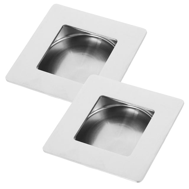 OULII 2 Pcs Poignée de Porte de Placard en Acier Inoxydable Moderne pour Décoration Intérieure 7 x 1.6 x 2.4 Po