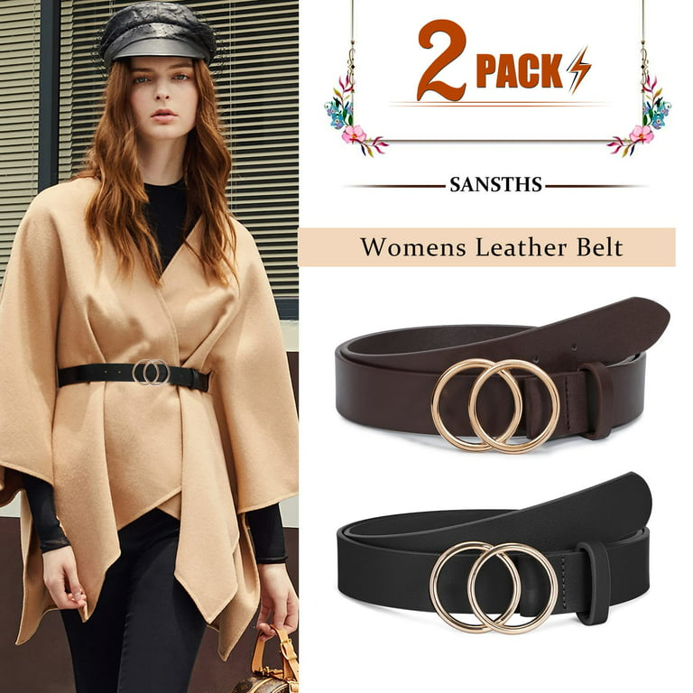 SANSTHS Women's Leather Belts