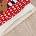 thumbnail image 4 of CRILSTYLEO Christmas Wine Bottle Cover En Lana Roja Con De Reno Para Y Eventos Navideños, 4 of 5