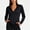 Black, variant on Women's UPF 50+ Lightweight Athletic Jacket Sun Protection Full Zip Long Sleeve Shirts Hiking Outdoor Pockets