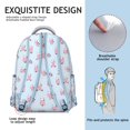thumbnail image 4 of Funny Buffalo Print Student’s Backpack Wear-Resistant, Waterproof School Bag with Cute Cow Pattern, Large Capacity, Breathable Foam Padding, Adjustable Shoulder Straps for Travel and Outdoor, 4 of 6