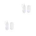 thumbnail image 4 of sweethay Sombra de ojos Poliéster simple Fácil de usar Venda para los ojos Multifuncional al aire libre Conveniente Útil Cubre ojos para Blanco 2Conjunto, 4 of 6