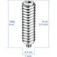 thumbnail image 2 of CB Antenna Spring Heavy Duty Stainless Steel CB Radio Antenna Spring Compatible with Vehicle Truck Van RV Motorhome Matine Boat Mobile CB Radio Antenna Mount Up to 60" Long 3/8" 24 Thread, 2 of 6