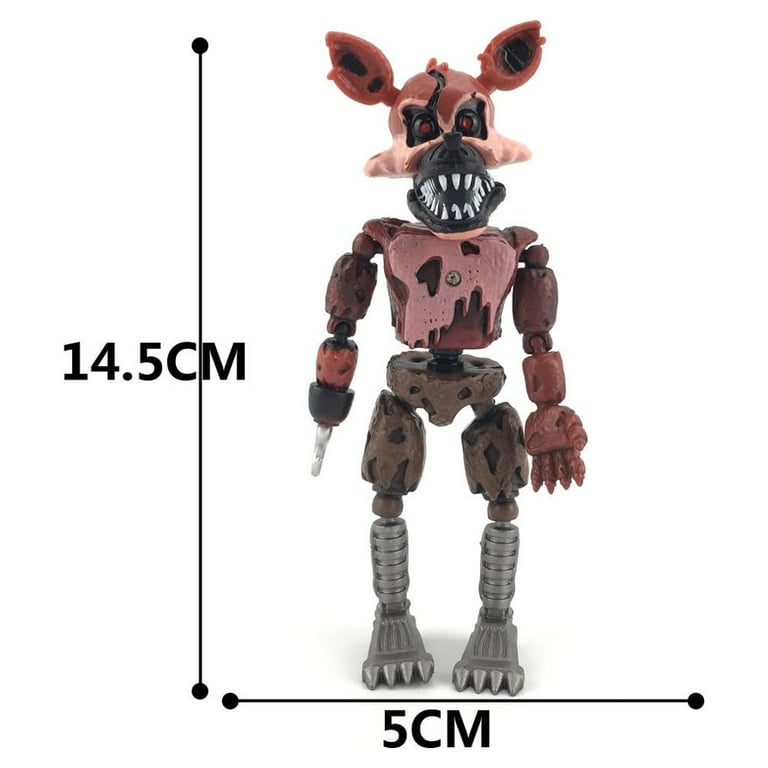 FIVE NIGHTS AT FREDDY'S MINI FIGURES (3) - FREDDY, FOXY, SHADOW FREDDY  MCFARLANE