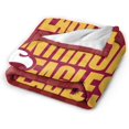 thumbnail image 2 of Winthrop A University Logo Fleece Blanket, Very Soft Microfiber Flannel Blanket for Couch Warm and Cozy for All Seasons, 2 of 6