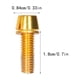 thumbnail image 5 of Eigraketly Tornillo de vástago de bicicleta de 6 piezas, pernos elevadores de manillar, mantenimiento, piezas de repuesto Oro M5x4+M6x2 10Conjunto, 5 of 6
