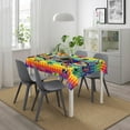 thumbnail image 3 of Dancing Bears-theme square tablecloth has an iconic print, fits most tables, and is easy to care for perfect gifts for fans friends and family，55" x 71"（140*180cm）, 3 of 5