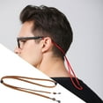 thumbnail image 3 of maskred Stretchy Universal Eyeglass Strap Non- for Slip Eyewear Retainer for Sports Light Brown 26.77 Inch 1Set, 3 of 6
