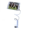 HDE Tablet Holder for iPad, Samsung, and other Android Devices with Flexible Gooseneck Rotating Stand and Mounting Desk Clamp (White)