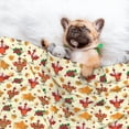 thumbnail image 3 of Rocae Thanksgiving Turkeys for Pet Blanket Dog Blanket Cat Blanket Soft Sleep for Small Medium Pet-Medium, 3 of 8