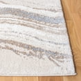 thumbnail image 4 of SAFAVIEH Cyrus Henderson Abstract Shag Area Rug, Ivory/Gray, 5'5" x 7'6", 4 of 12