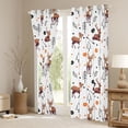 thumbnail image 3 of Castle Fairy Deer Curtains Pack of 2 (42x84 Each),Polka Dots Flowers Curtains Blackout, 3 of 6