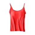 thumbnail image 5 of Inverlee Women's Cotton Plus Size Scoop Neck Cami Tank Top Thin Strap Sleeveless Basic Camisole Red XXXXXXXL, 5 of 9