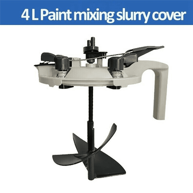 2X 4L Automotive Paint and Coating Mixing Slurry Cover Stirrer Paint Mixer Tools Paint Lid Agitator Tool